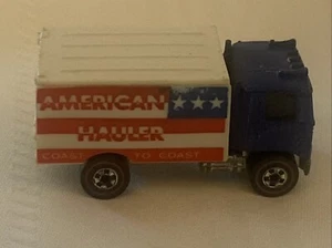1973 American Hauler Hot Wheels Redline Blue Truck Vintage Hong Kong - Picture 1 of 5