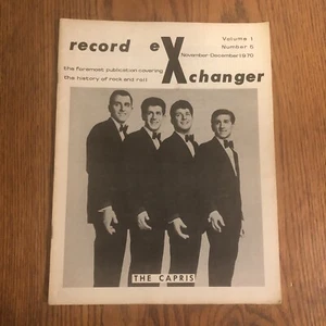 REKORDAUSTAUSCHER - PUBLIKATION ÜBER ROCK & ROLL, DIE CAPRIS, V OL 1, 5, 1970 - Bild 1 von 2
