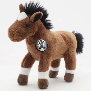 Pferd Pony Kuscheltier braun stehend Plüschtier Pferdchen BIBI Plüschpony - Bild 1 von 5