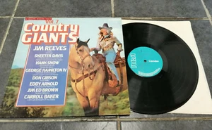Country giants vol 7 Vinyl LP record Jim Reeves Hank snow Don Gibson etc - Picture 1 of 5
