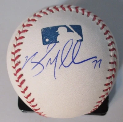 Brad Miller autografado beisebol Bud Selig Cardinals Rangers Mariners Rays etc - Imagem 1 de 4