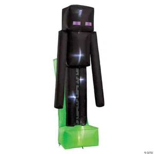 8Ft. 6" Blowup Inflatable Minecraft Enderman with LED Light Halloween Yard Decor - Picture 1 of 4