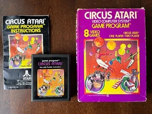 CIRCUS ATARI 2600 Video Game Cartridge CX2630 Original Box 1978- Tested & Works! - Bild 1 von 16