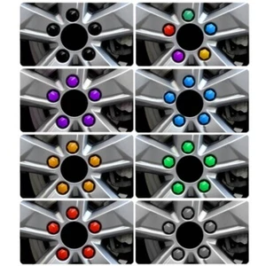 Car Wheel Lug Nut 17mm Bolt Cover Protect Hub Screw Cap 20Pcs Set - Picture 1 of 13