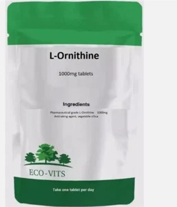 L-Ornithine 1000MG High Strength Tablets – Support for Recovery & Detoxification - Picture 1 of 2