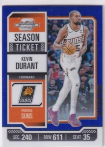 Panini Contenders Optic NBA 2023-24 No. 95 Kevin Durant Blue Prizm 44/99 - Picture 1 of 2