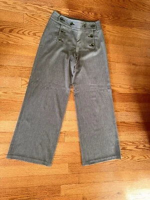 Pantalón Studio M cintura alta con botones - talla 4 Foto 1 de 4