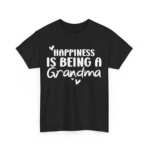Happiness Is Being A Grandma Shirt, Nana Grandmother Mother's Day T-shirt - Picture 1 of 10