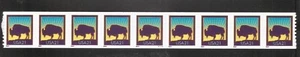 US SC # 3475 American Buffalo. PNC, Strips of 9. Mint Condition - Picture 1 of 1