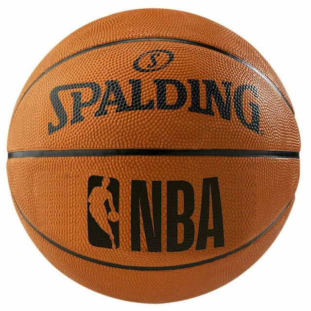 Spalding NBA Outdoor Rubber Basketball, Size 7 - Orange