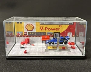 1/64 Scale Shell Garage Display With 1976 Tyrell P34 Formula 1 Die Cast Car - Picture 1 of 5