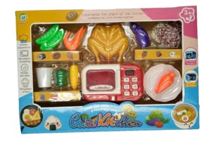 Juego de microondas de cocina Juego de juguetes de cocina para niños Cocinar una comida Imagine Play Chef - Imagen 1 de 12