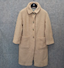 Vintage Aquascutum Coat Womens 42" Wool Fenwick French Salon Long Jacket 16 / 18