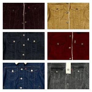 Levis Sherpa Womens Trucker Jackets Many Colors - Picture 1 of 19