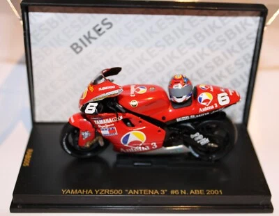 ixo 1/24th scale RAB005 Yamaha YZR500 Antena 3 #6 N.Abe  2001 - Image 1 of 3