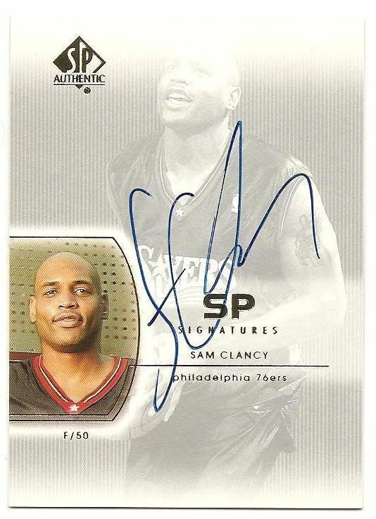 2002-03 SP AUTHENTIC SAM CLANCY SIGNATURES AUTO KINGS SC - Image 1 of 1