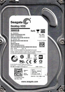 ST3000DM001, 1ER166-501, CC25, TK, Z502 SEAGATE SATA 3TB 16184 - Bild 1 von 1