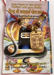 Siddh Shri Kalsarp Kaal Sarp Kaalsarp Yog Kavach for health Free Ship - Picture 1 of 5