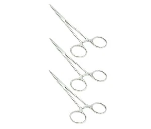 3 Pcs Premium Crile Hemostat Locking Forceps 5.5" Straight Surgical Instrument - Picture 1 of 3