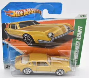 Hot Wheels 55/2010 Studebaker Avanti gold. Treasure Hunt. Malaysia. short card - Picture 1 of 2