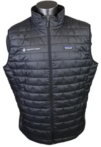 Mens Patagonia Nano Puffer Jacket Black Vest Size XXL New With Tags Company Logo - Picture 1 of 8