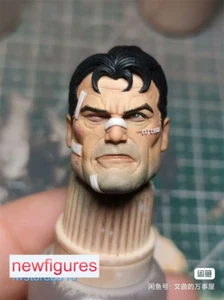 1/6 1/12 1/18 Punisher Frank Castle Head Sculpt For 12" 6" Male Figure Body Toys - Picture 1 of 8