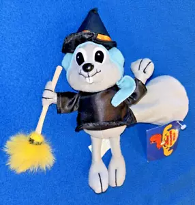 Rocky and Bullwinkle & Friends Rocket J. Squirrel Stuffed Plush Halloween Witch - Picture 1 of 18