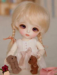 Muñeca 1/8 BJD LCC bebé Miu niña regalo-maquillaje facial gratis + ojos gratis - Imagen 1 de 6