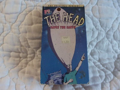 MTV'S THE HEAD SAVES EARTH VHS ORIGINAL SERIES ANIME ANIMATED CARTOON RARE PROMO - Image 1 of 4