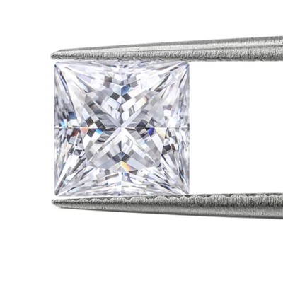 0.10 Cttw 100% Natural Loose Diamond Princess cut I-J I1-I2 2.5 MM Size - Image 1 of 4