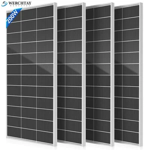 200W 400W 600W 800W Solar Panel Mono 12V Charging Battery Power RV Home Boat - Picture 1 of 14