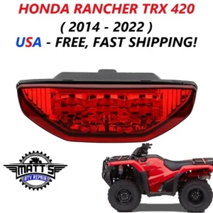 LED Brake Tail Light Rear Lamp  Honda TRX Rancher 420 ( 2014 - 2022 ) - Picture 1 of 5