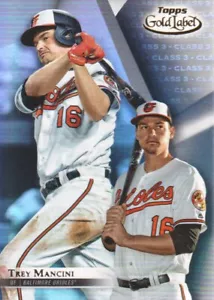 2018 Topps Gold Label Baseball Class 3 #14 Trey Mancini - Picture 1 of 2