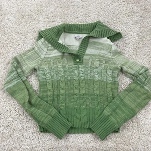 SO youth girls size large sweater long sleeve green ombre  - Picture 1 of 5