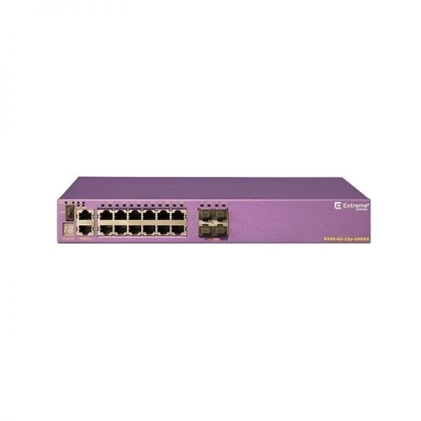 Extreme Networks‎ switch X440-G2-12p-10GE4 4x 1Gb uplinks + 1 year NBD support - Image 1 of 1