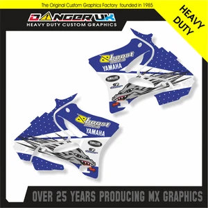 YAMAHA YZ 125 250 2002-2014 MOTOCROSS RAD SCOOP GRAPHICS DECALS TROY STICKERS - Picture 1 of 1