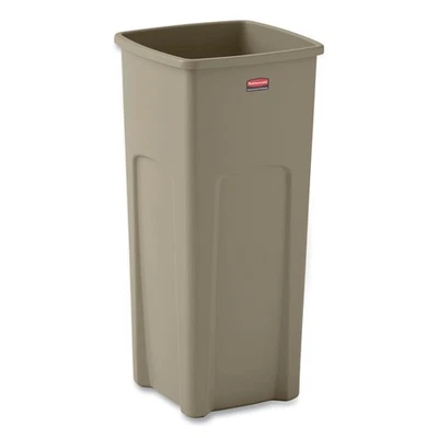 Rubbermaid Commercial 356988BG Untouchable 23 gal Waste Container - Beige New - Image 1 of 4