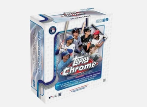 Topps Chrome LogoFractor Baseball 2025 scatola sigillata in fabbrica!!! - Foto 1 di 1