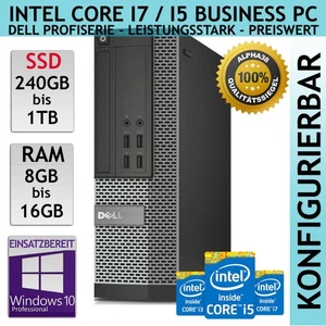 Dell Optiplex 7020 SFF Mini PC Intel Core i7 i5 bis 1TB SSD 8GB 16GB DDR3 Win10 - Bild 1 von 7
