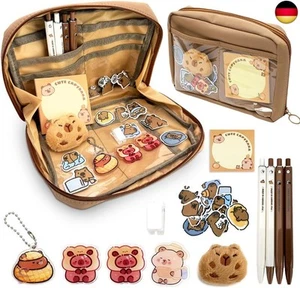 Gohytal Capybara Schreibwaren Set,Capybara Mäppchen, Capybara Set, Capybara  - Bild 1 von 5
