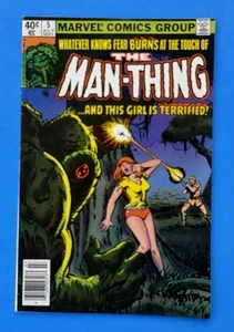 Man-Thing #5 (Marvel Comics Juli 1980) Kiosk Variante. Bronzezeit. F/VF. - Bild 1 von 2