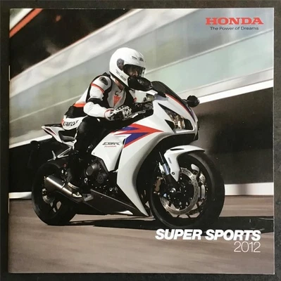 HONDA SUPER SPORTS 2012 Range Motorcycles Sales Brochure #MCBROCH2012SUP - Image 1 of 4