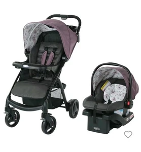 Graco Verb Click Connect Travel System with SnugRide Infant Car Seat - Gracie - Picture 1 of 7