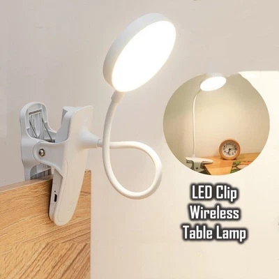 Dimmbare USB wiederaufladbare LED Studie Nachtlicht Tisch Nachttischlampe - Bild 1 von 4