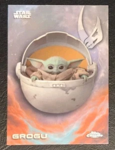 2025 Topps Chrome Star Wars Grogu Super Box Variation #CE-24 - Picture 1 of 2