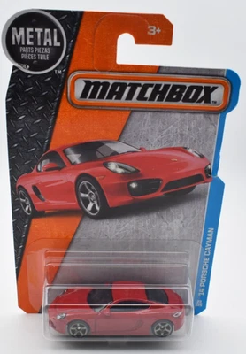 Matchbox Porsche Cayman Car 23/125 2016 Superfast Long Card - Image 1 of 2