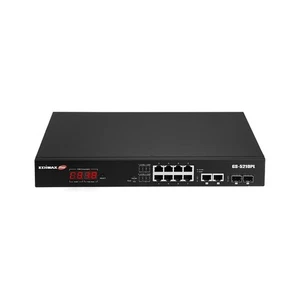 EDiMAX PRO 8 + 2 RJ45 + 2 SFP Ports Gigabit POE+ Smart Switch, Long Range 656... - Picture 1 of 7