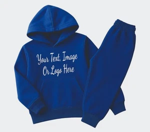 Traje de chándal personalizado personalizado para bebé niños niño niña ropa de salón 1 - 6 años Reino Unido - Imagen 1 de 7