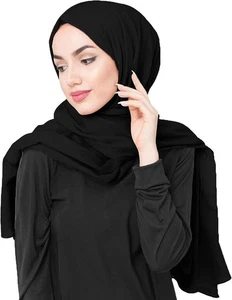 PLAIN MAXI SC@RF SHAWL HIJAB WRAP HEAD TURBAN FOR LADIES WOMEN COTTON COVER FACE - Picture 1 of 92
