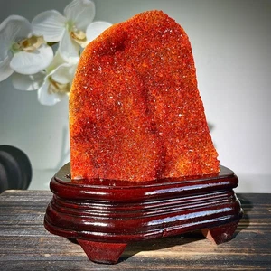 4.23LB Rare natural yellow crystal cluster flower yellow crystal block repair - Picture 1 of 14